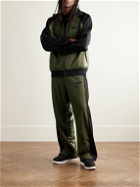 Moncler Genius - adidas Originals Straight-Leg Striped Tech-Jersey and Shell Sweatpants - Green