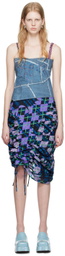 Andersson Bell Blue Giselle Midi Dress