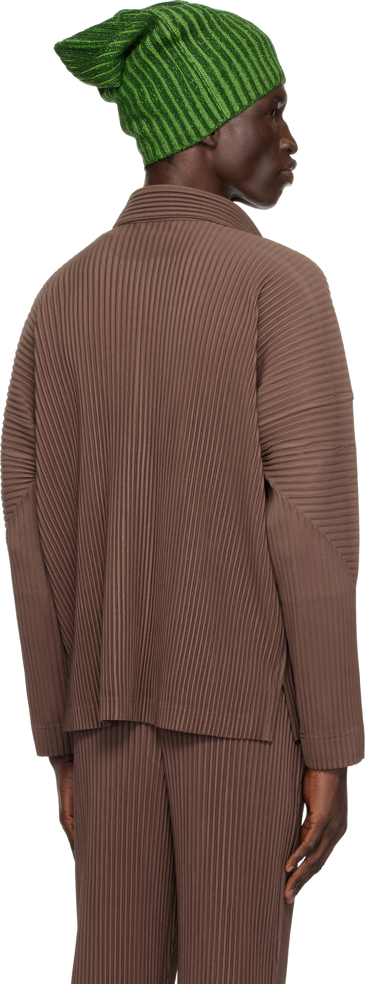 HOMME PLISSÉ ISSEY MIYAKE Brown Monthly Color November Shirt Homme