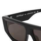 Off-White Sunglasses Men's Off-White Vancouver Sunglasses in Black/Dark Grey 