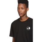 McQ Alexander McQueen Black Dropped Shoulder T-Shirt