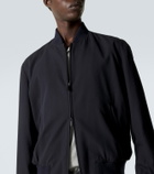Giorgio Armani Cotton-blend bomber jacket