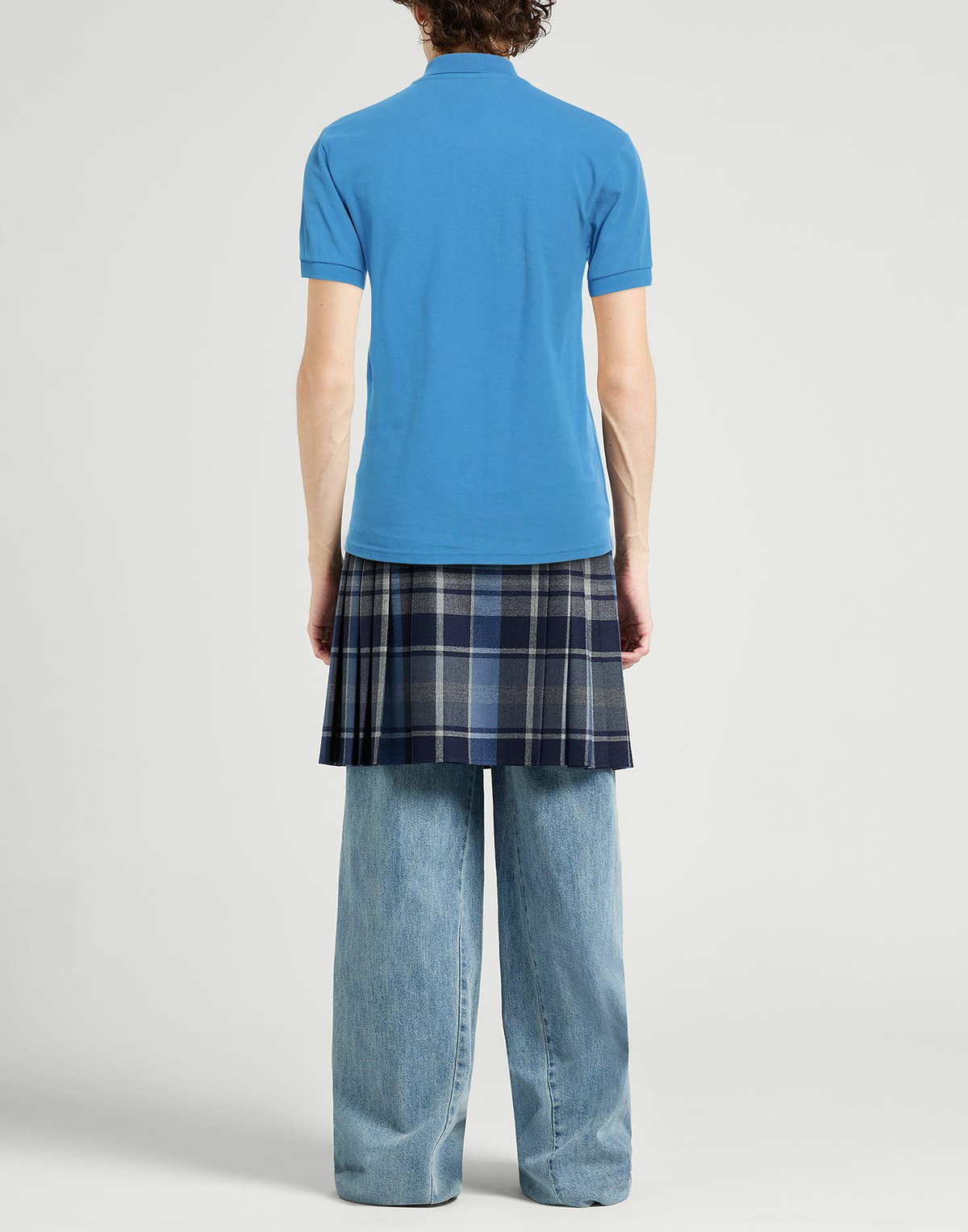 Moschino Mens Polo shirt Azure