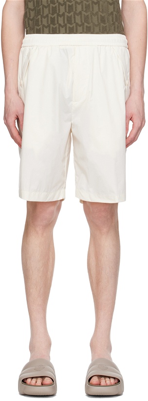 Photo: Moncler Off-White Drawstring Shorts