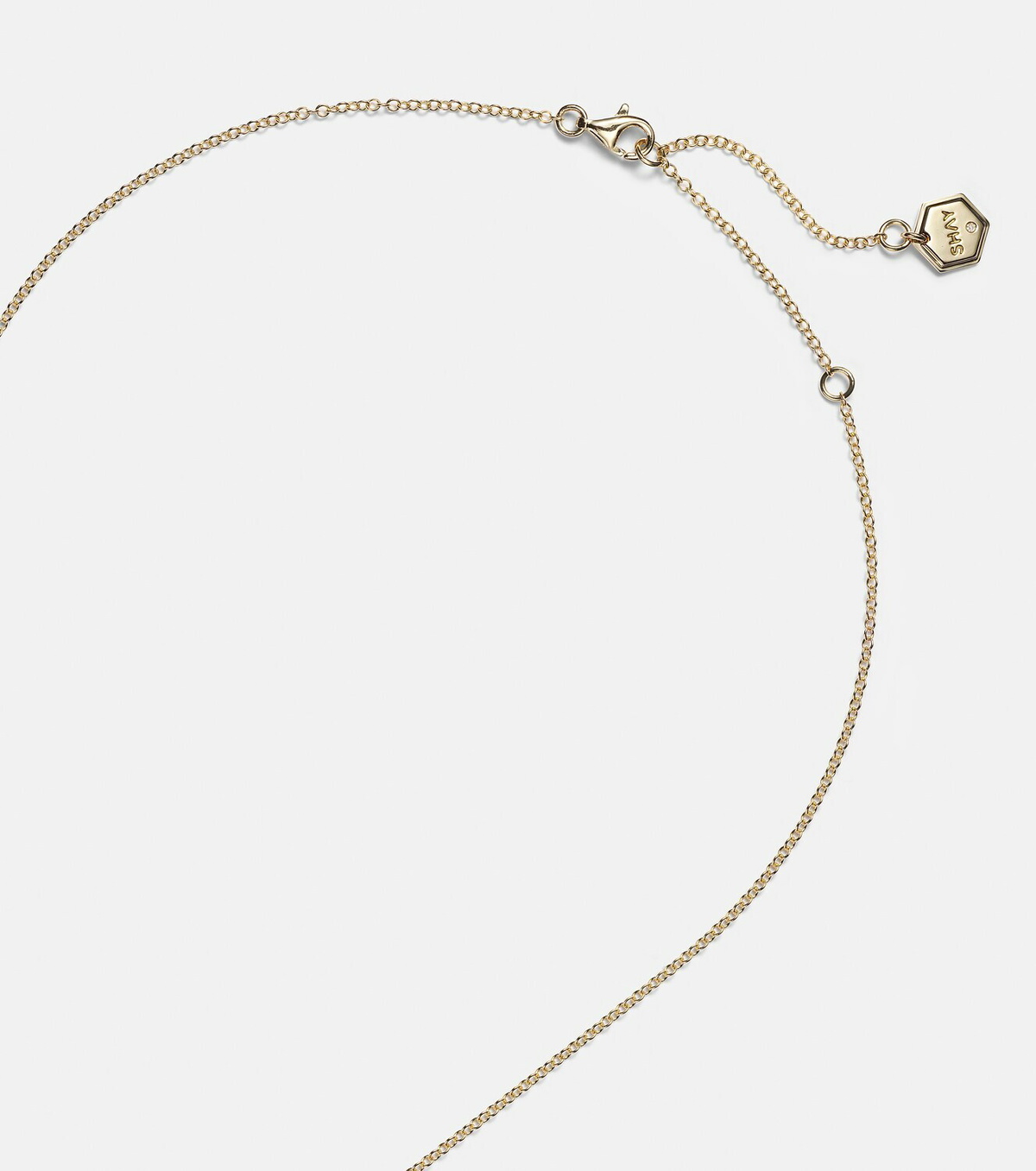 Shay Jewelry 18kt gold necklace with emeralds and diamonds