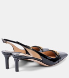 Tom Ford Whitney 55 patent leather slingback pumps