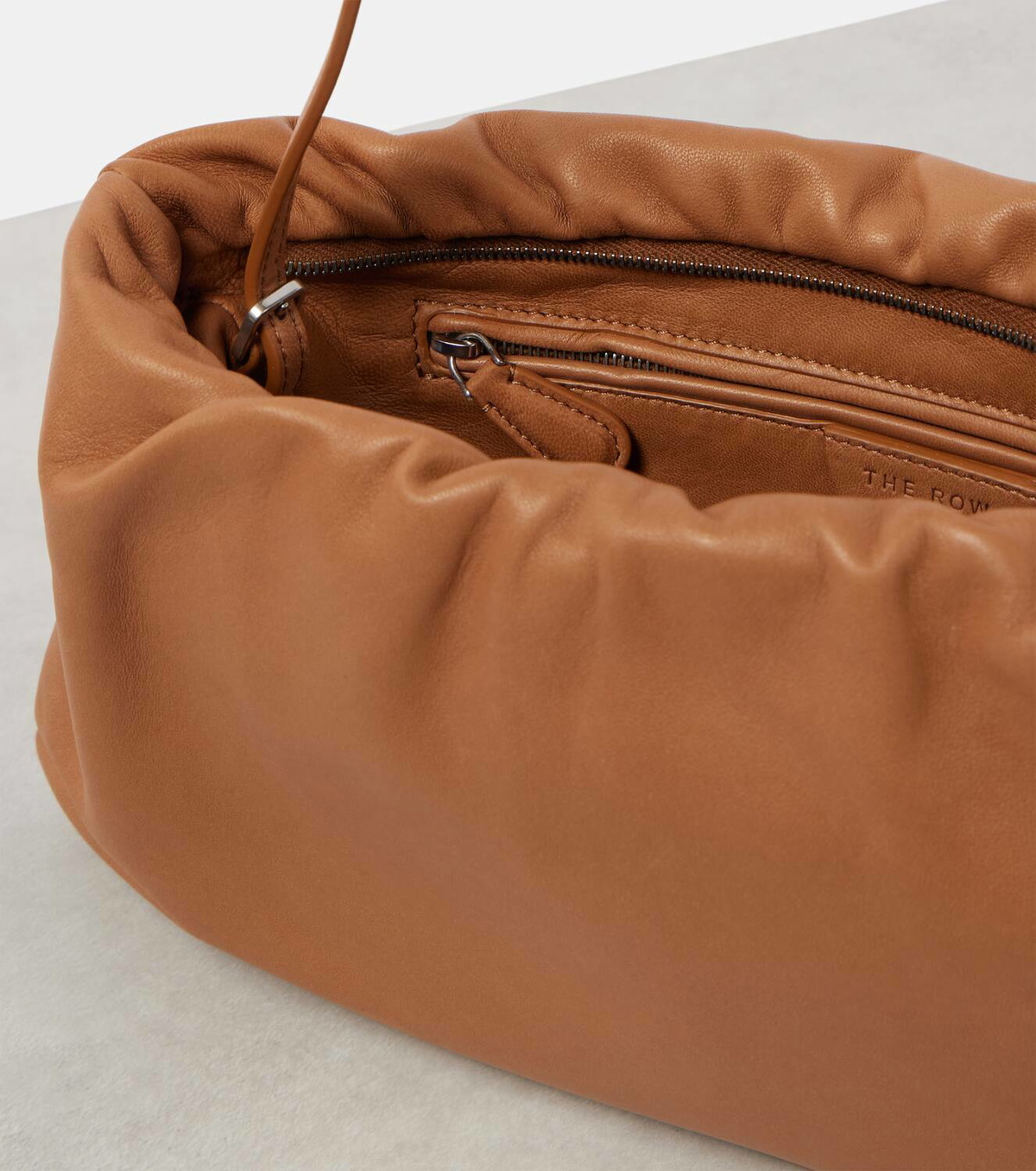 The Row Bourse XL leather shoulder bag The Row