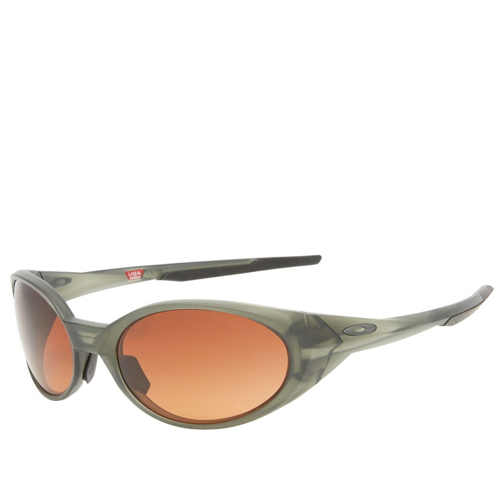 Photo: Oakley Latitude Eyejacket Redux Sunglasses in Matte Olive Ink/Prizm Bronze Gradient 