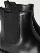 Tod's - Glossed-Leather Chelsea Boots - Black