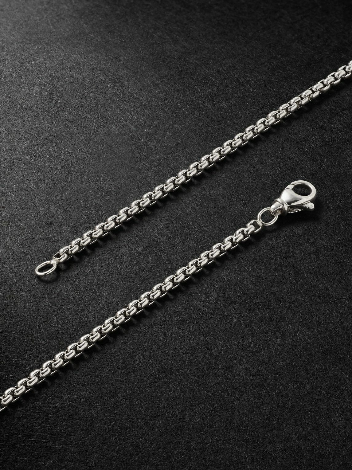 David Yurman - Platinum Box Chain Necklace