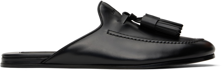 Photo: Givenchy Black Leather Slippers