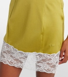 Chloé Lace-trimmed slip dress