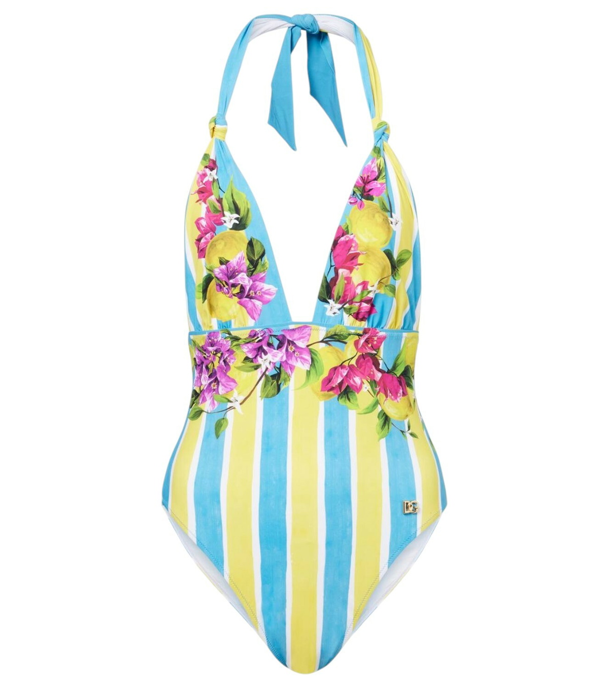 DOLCE & GABBANA Maiolica Printed One-piece Swimsuit Dolce