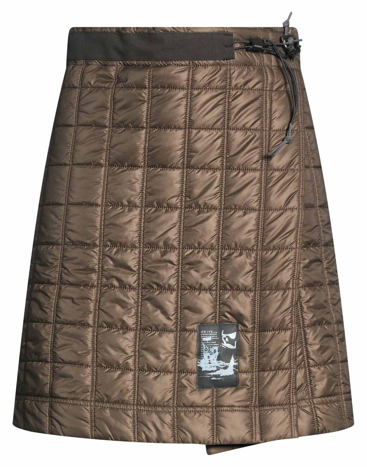Gr10k Womens Mini skirt Dark in Brown