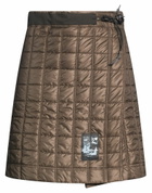 Gr10k Womens Mini skirt Dark in Brown