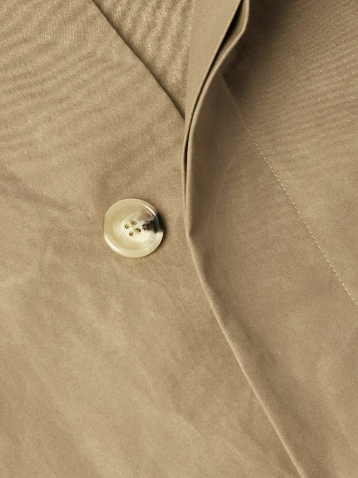 Simone Rocha - Crystal-Embellished Cotton-Gabardine Trench Coat - Brown