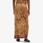 Miaou Women's Topanga Skirt in Orange Lace