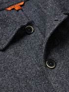 Barena - Collio Virgin Wool-Bouclé Shirt Jacket - Blue
