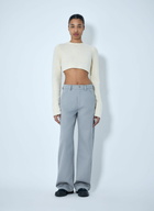 RIER Cropped Knit Sweater
