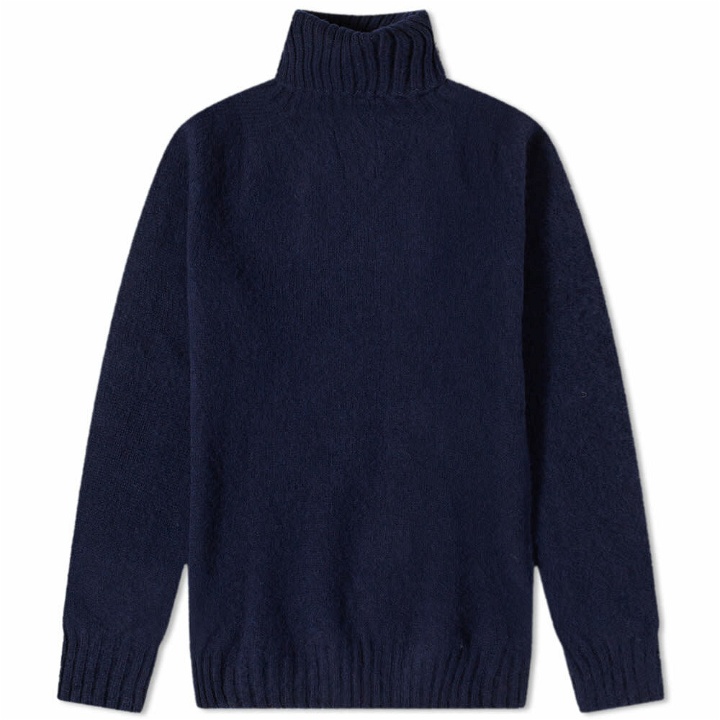 Photo: Howlin by Morrison Men's Howlin' Sylvester Roll Neck Knit in Navy
