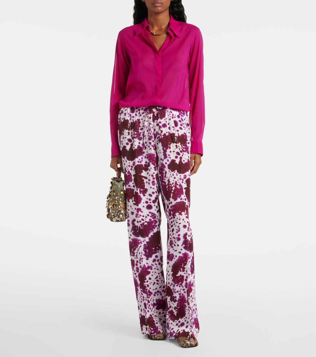 Pre-owned: Dries Van Noten Silk Button Up main image 1