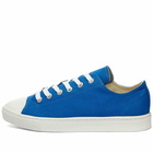 Junya Watanabe MAN Men's Canvas Plimsole Sneakers in Blue