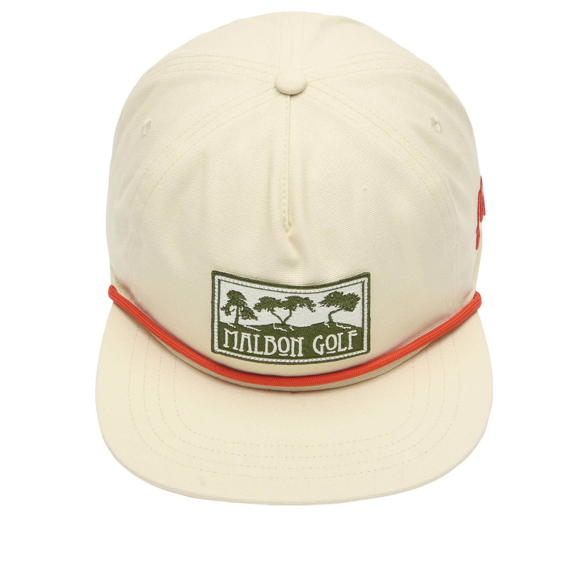 Malbon Men's Torrey Pines Rope Hat in Egret 