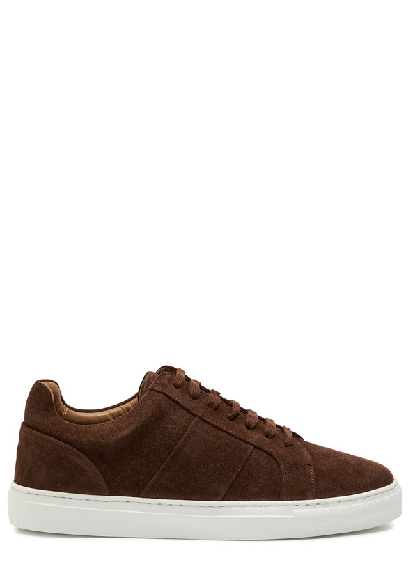 Photo: Oliver Sweeney Kendall Panelled Suede Sneakers Brown