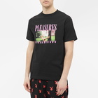 PLEASURES Men's Swing Playboy T-Shirt in Black