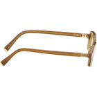 Miu Miu Eyewear Brown Miu Regard Sunglasses