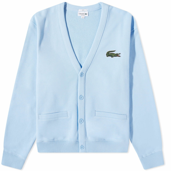 Photo: Lacoste Men's Robert Georges Sweat Cardigan in Overview Blue