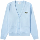 Lacoste Men's Robert Georges Sweat Cardigan in Overview Blue