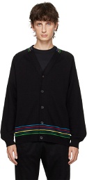 PS by Paul Smith Black Striped Cardigan