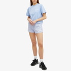 Sporty & Rich Women's 94 Country Club Disco Shorts in Chambray/White