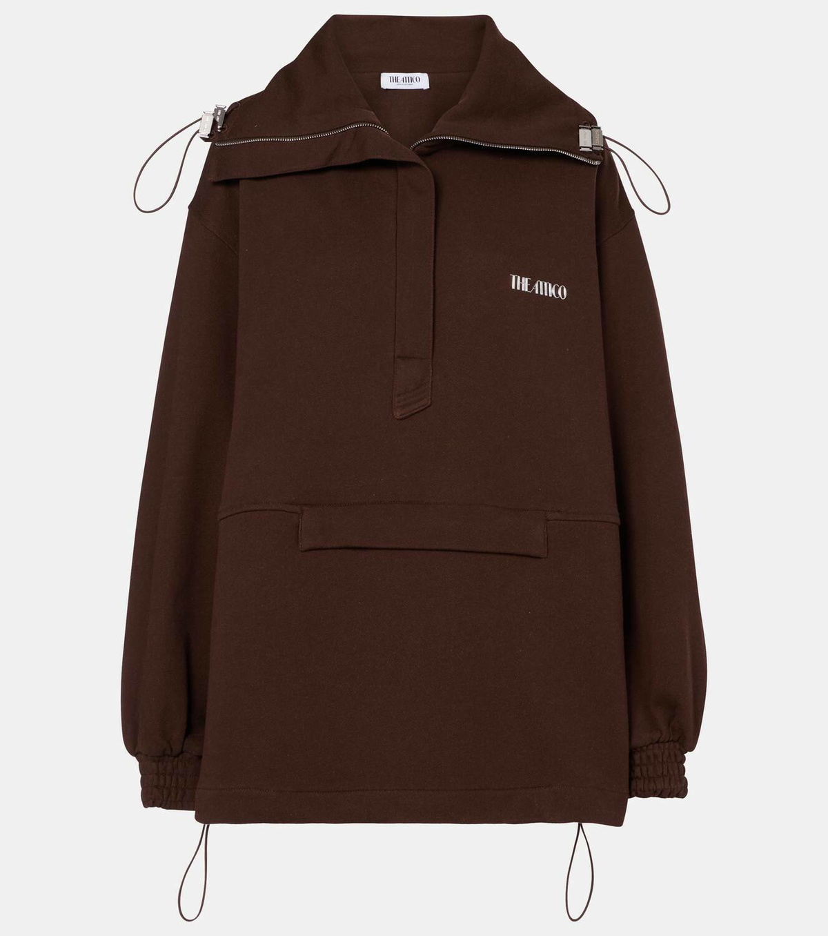 The Attico Cotton fleece sweatshirt