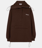 The Attico Cotton fleece sweatshirt