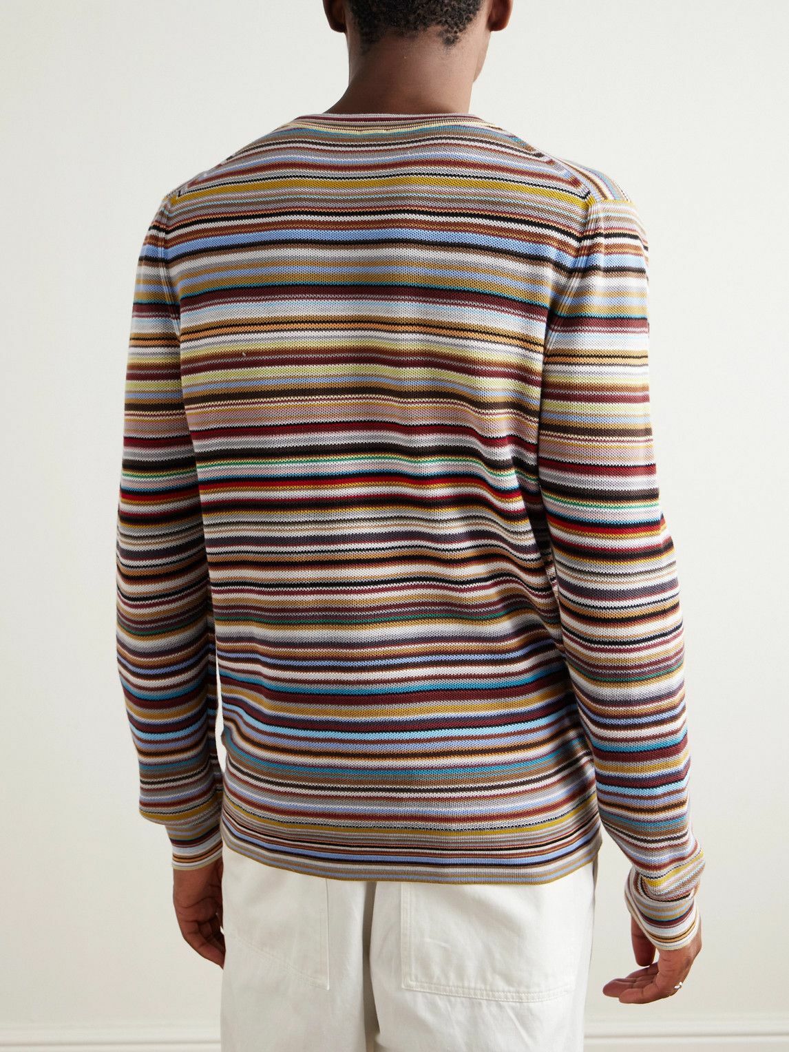 Paul Smith - Striped Organic Cotton Sweater - Multi Paul Smith