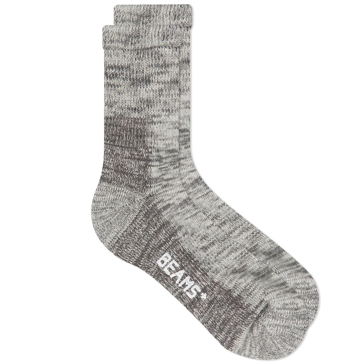Photo: Beams Plus Men's Outdoor Sock in Grey