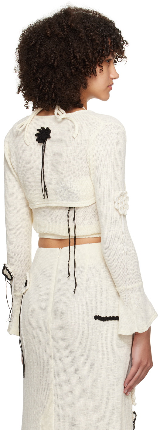 KIJUN SOPHIE Bolero Cardigan アイボリー KIJUN SOPHIE Bolero Cardigan アイボリー