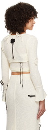 Kijun Off-White Sophie Cardigan