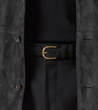 Saman Amel Cardon suede belt
