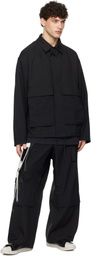 Y-3 Black Stan Smith Hook-And-Loop Sneakers