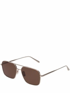 CHIMI Aviator Brown Steel Sunglasses