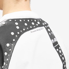 Alexander McQueen Men's Stud Harness Print T-Shirt in White/Black