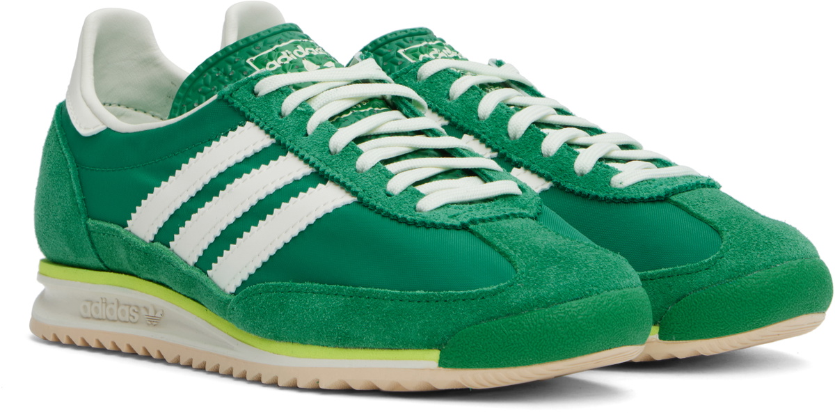 adidas gazelle silver green womens adidas Originals SL 72 OG W Active Green/Yellow/Hazy Green