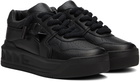 Valentino Garavani Black One Stud Sneakers