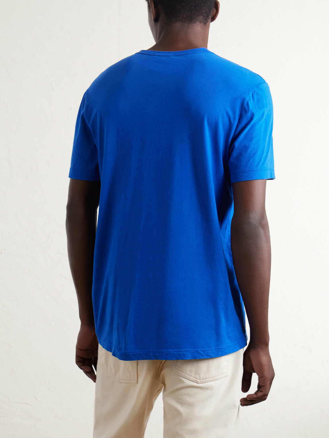 James Perse - Cotton Jersey T-Shirt - Blue