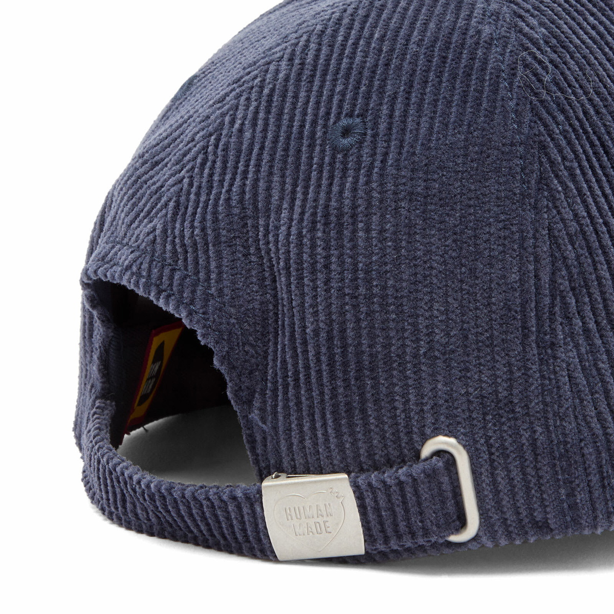 Human Made Men's Heart Corduroy 6 Panel Cap in Navy Human Made