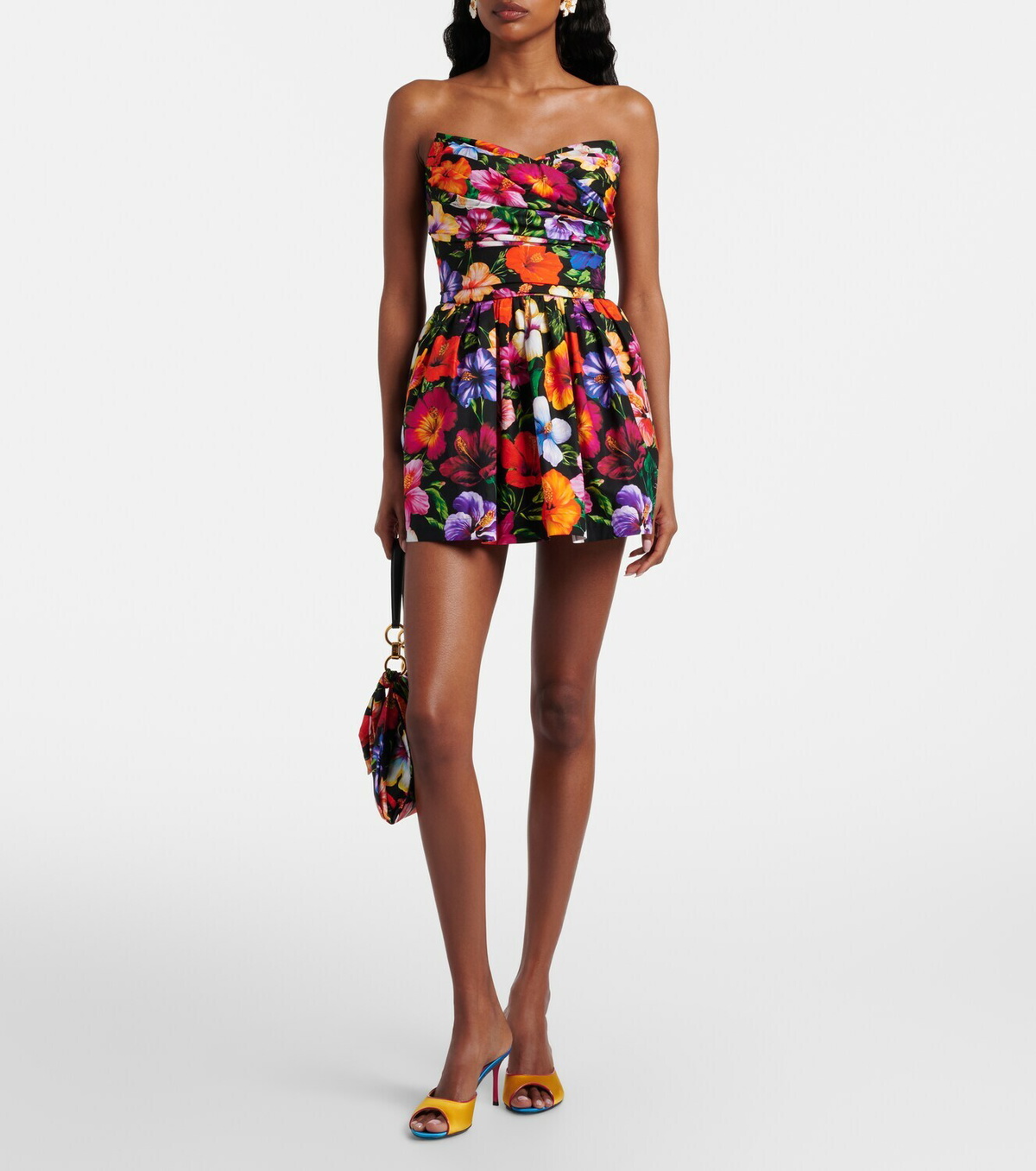 Dolce&Gabbana Floral cotton minidress