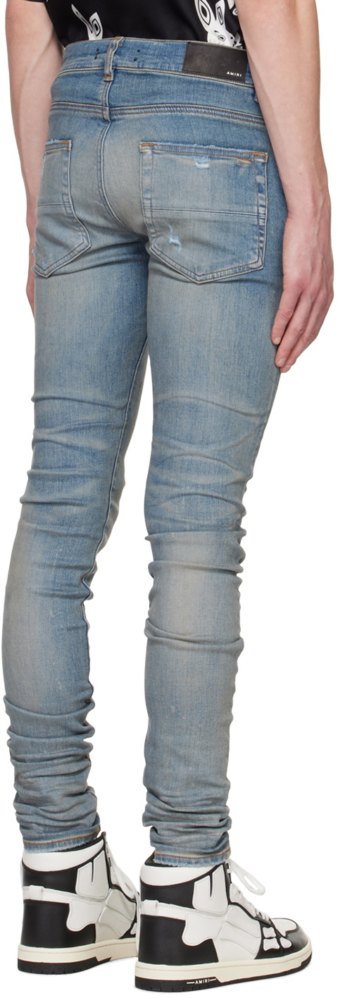 Amiri indigo stack store jeans